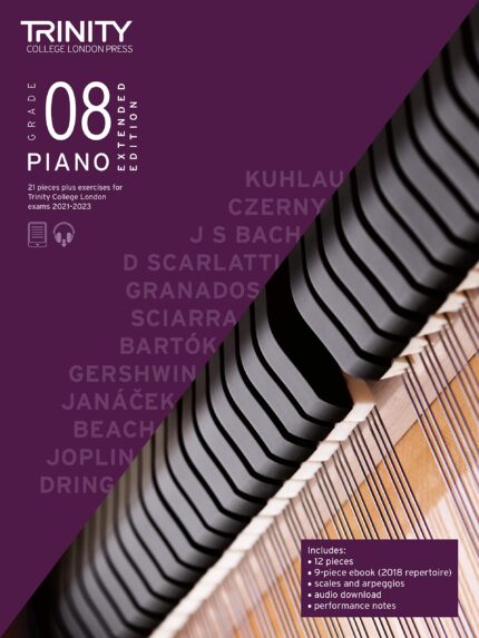 Trinity College London Piano Exam Pieces Plus Exercises 2021-2023: Grade 8 - Extended Edition Sheet music – 3 August 2020